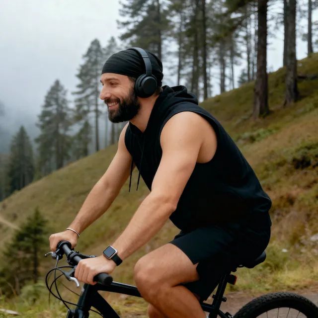 Tavlean out on a bike ride